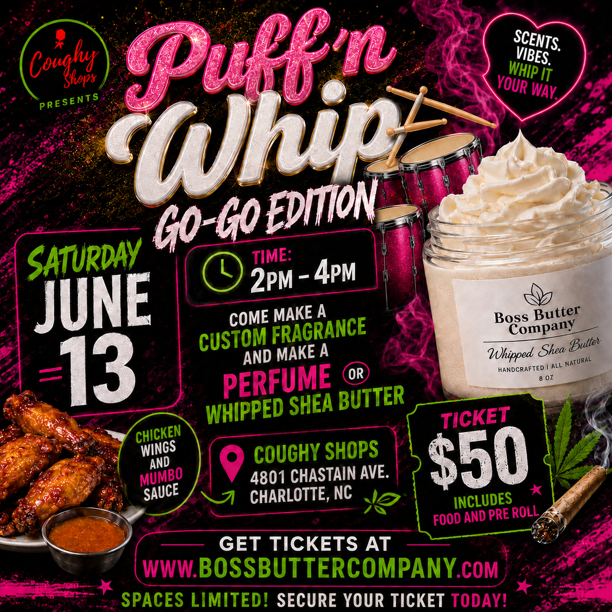 Puff-N-Whip Charlotte Go-Go Edition