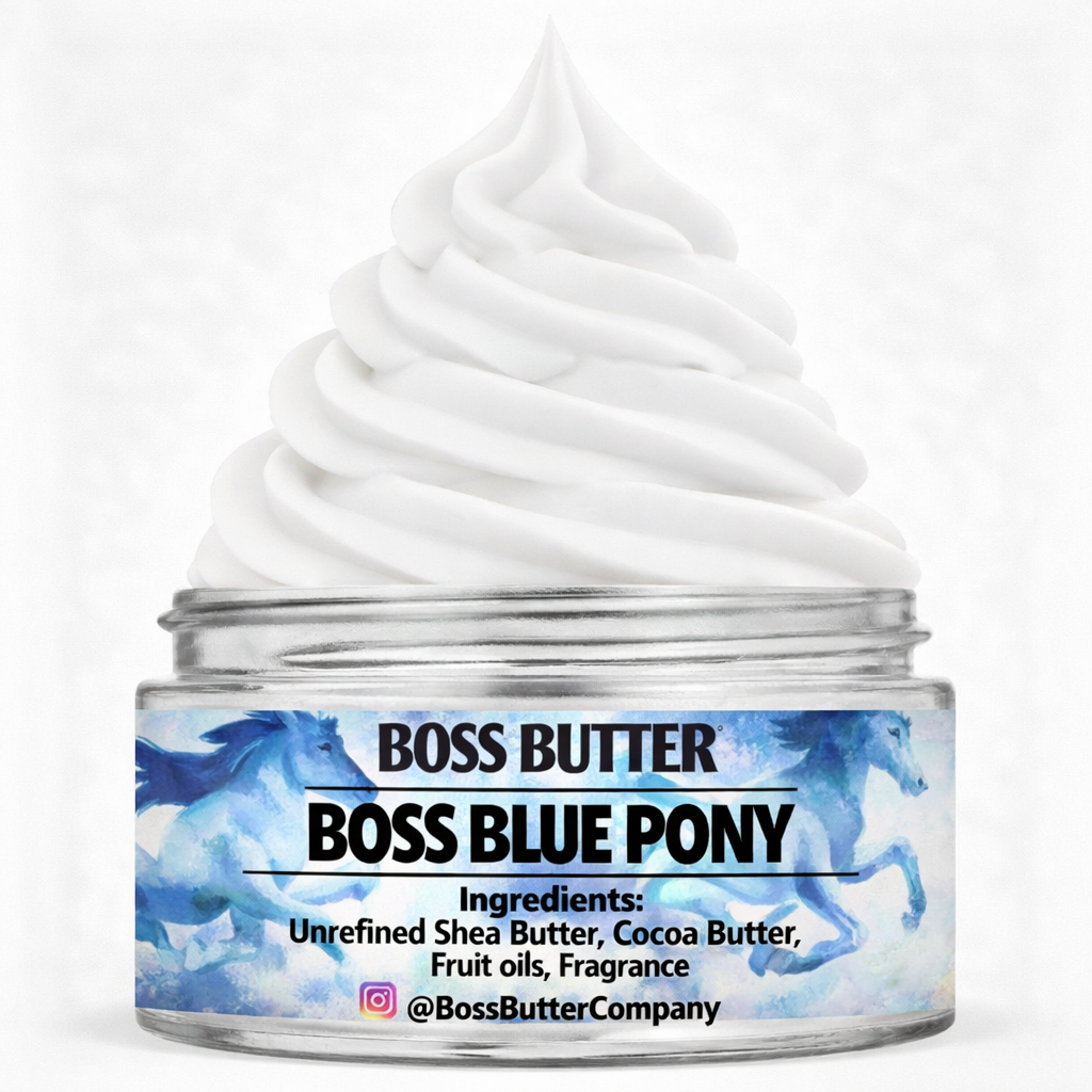 Boss Blue Pony Whipped Shea Butter