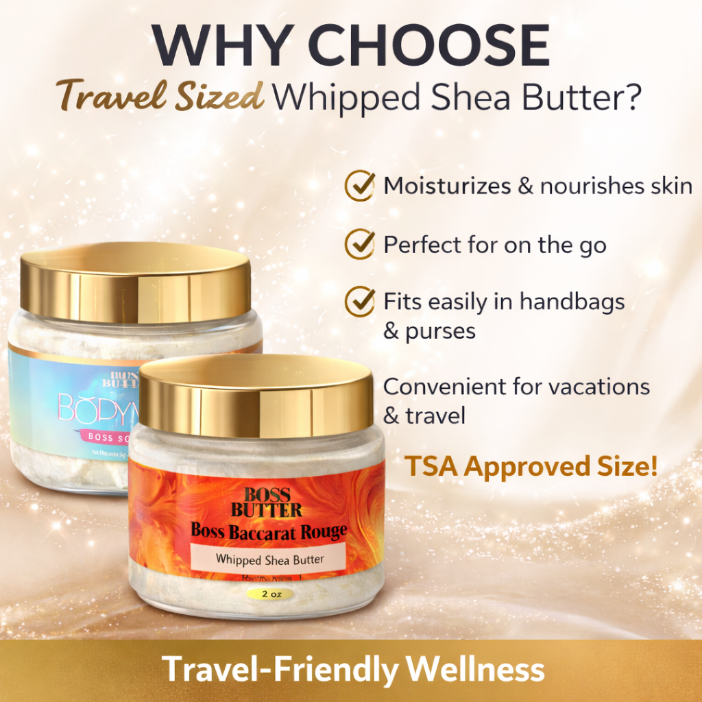 Travel Duo Whipped Shea Butter Bundle – 2 x 2oz Jars